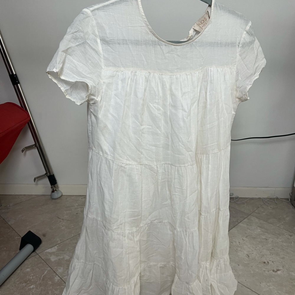 Airy White Summer Dress